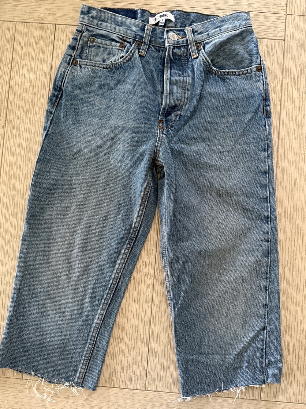 Re/Done Light Blue Relaxed Men's Jeans